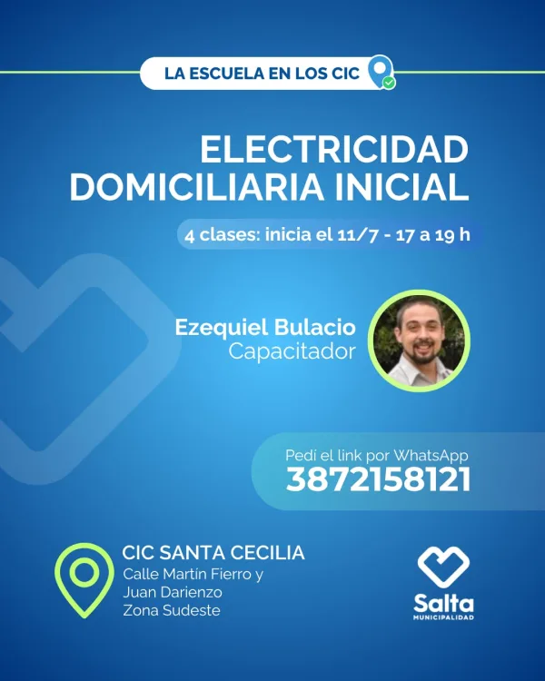 "ELECTRICIDAD DOMICILIARIA INICIAL" CIC. SANTA CECILIA