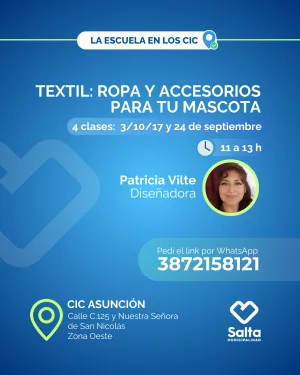 Textil: ropa y accesorios para tu mascota - 09/09/25