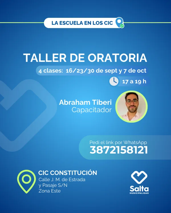 Taller de oratoria - 16/09/25