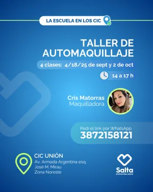Taller de automaquillaje - 04/09/25
