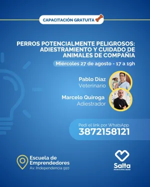 Perros potencialmente peligrosos:adiestramiento de animales de compañia - 27/08/25