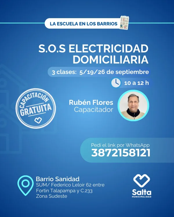 S.O.S Electricidad domiciliaria - 05/09/25
