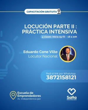 Locución parte II : práctica intensiva - 19/08/25