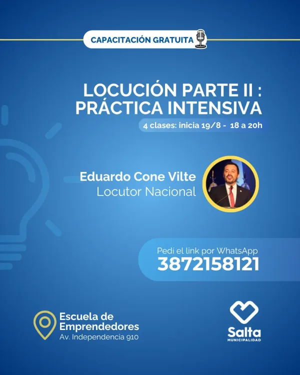Locución parte II : práctica intensiva - 19/08/25