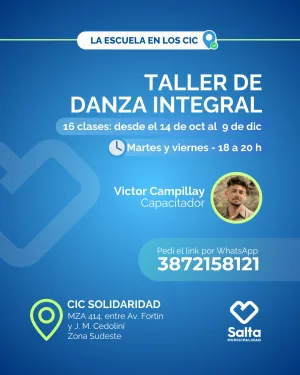 Taller de danza integral - 14/10/25