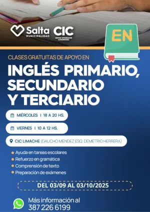 APOYO DE INGLES - CIC LIMACHE