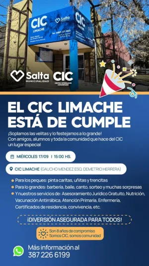 EL CIC LIMACHE ESTA DE CUMPLE - CIC LIMACHE