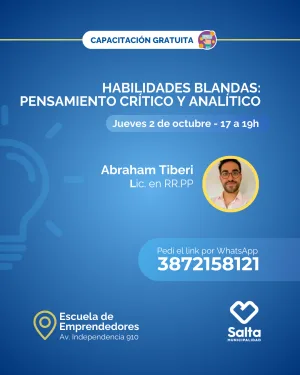 Habilidades blandas: pensamiento crítico y analítico - 02/10/25