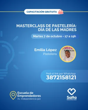 Masterclass de pastelería: día de las madres - 07/10/25