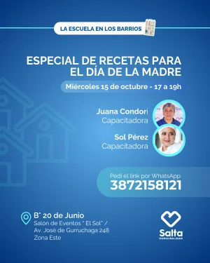 Especial de recetas para el día de la madre - 15/10/25