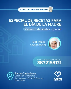 Especial de recetas para el día de la madre - 17/10/25