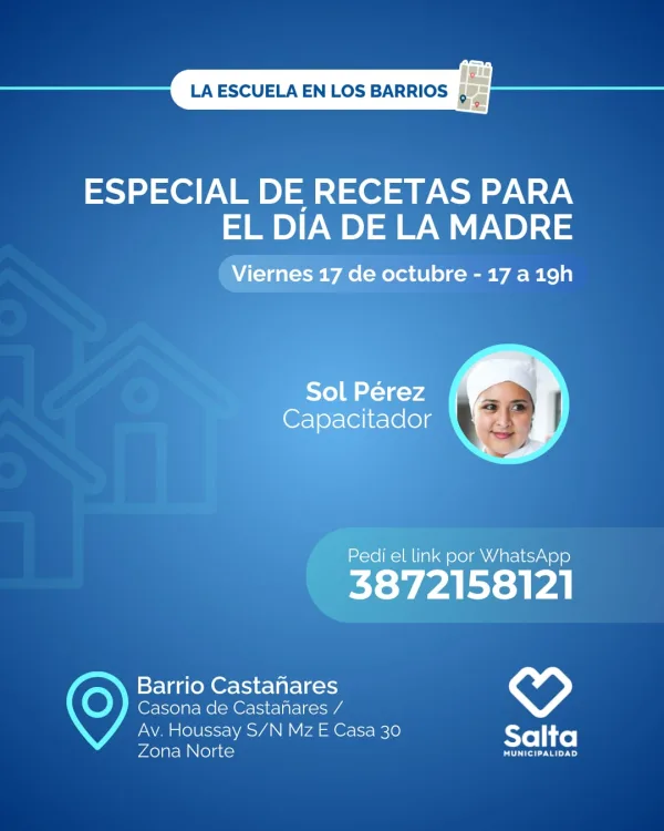 Especial de recetas para el día de la madre - 17/10/25