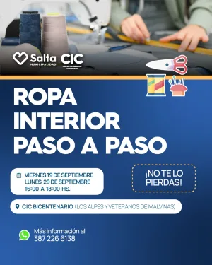 “Ropa interior paso a paso”