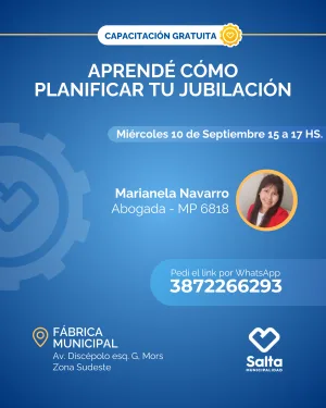 Aprendé cómo planificar tu jubilación - 10/09/25