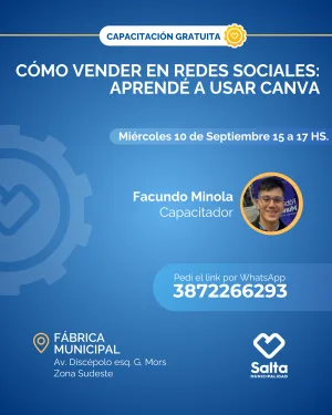 Cómo vender en redes sociales: Aprendé a usar Canva - 10/09/25