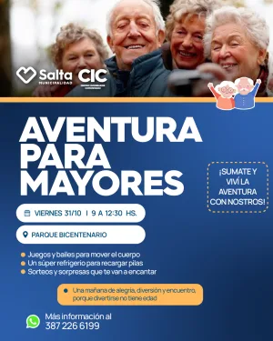 AVENTURA PARA MAYORES