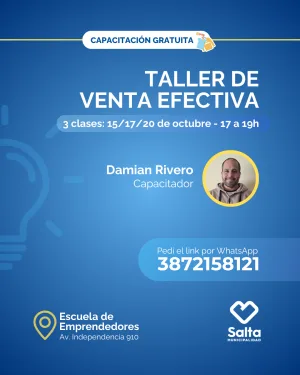 Taller de venta efectiva - 15/10/25