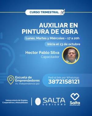 Auxiliar en pintura de obra - 13/10/25