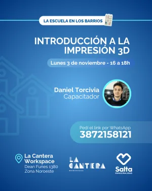 listo Introducción a la impresión 3D - 30/11/25