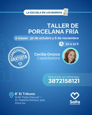 listo Taller de porcelana fría - 30/10/25