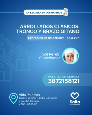 Arrollados clásicos: tronco y brazo gitano - 22/10/25