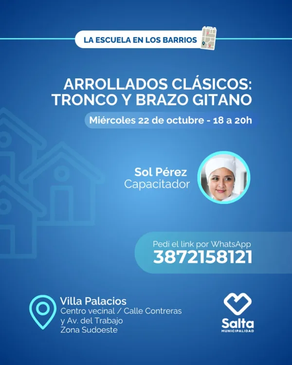 Arrollados clásicos: tronco y brazo gitano - 22/10/25