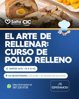 El arte de rellenar: curso de pollo relleno