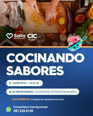 "Cocinando Sabores"  En CIC Bicentenario.