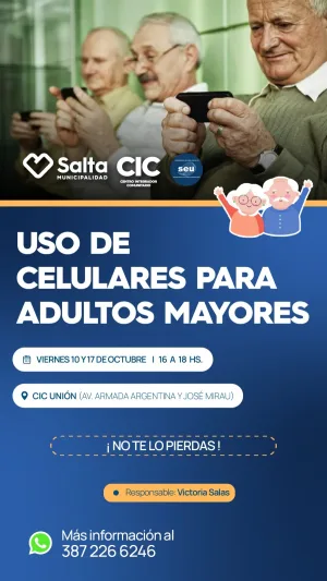 USO DE CELULARES PARA ADULTOS MAYORES