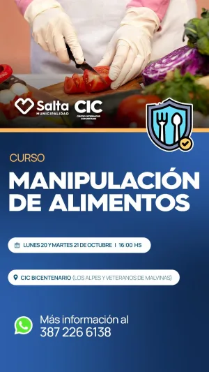 MANIPULACION DE ALIMENTOS - CIC BICENTENARIO