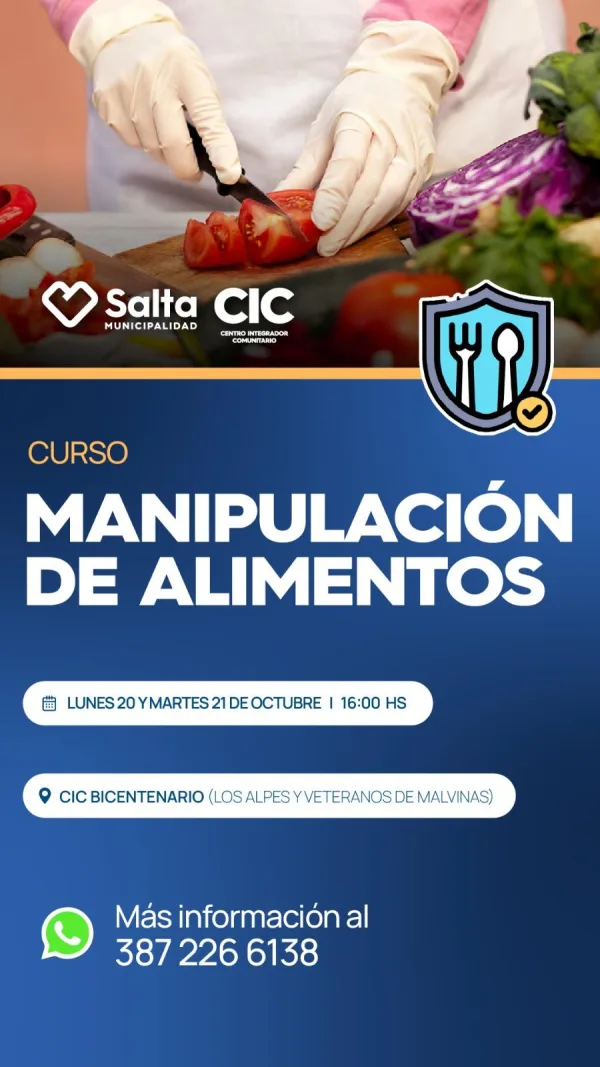 MANIPULACION DE ALIMENTOS - CIC BICENTENARIO