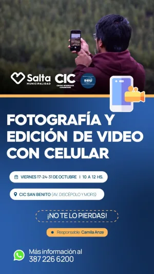 FOTOGRAFIA Y EDICION DE VIDEOS CON CELULAR