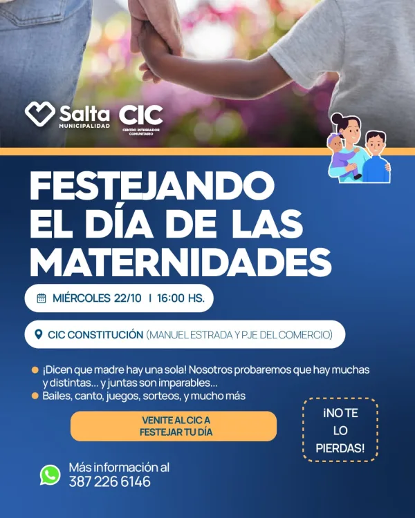 FESTEJANDO EL DIA DE LAS MATERNIDADES - CIC CONSTITUCION