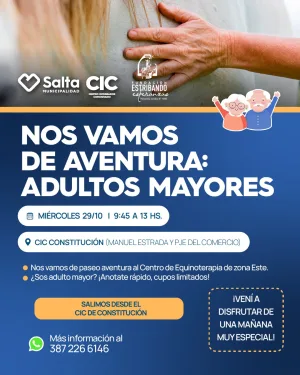 NOS VAMOS DE AVENTURA: ADULTOS MAYORES - CIC CONSTITUCION