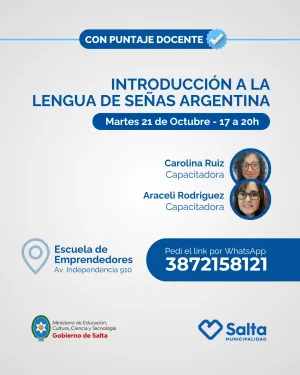 Introducción a la lengua de señas argentina - 21/10/25