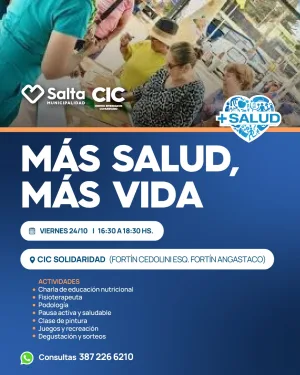 MAS SALUD,MAS VIDA. CIC SOLIDARIDAD