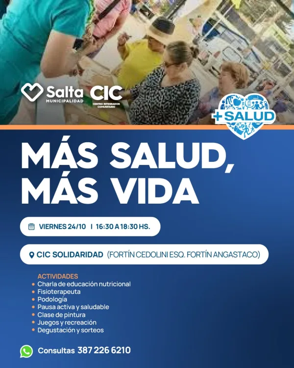 MAS SALUD,MAS VIDA. CIC SOLIDARIDAD