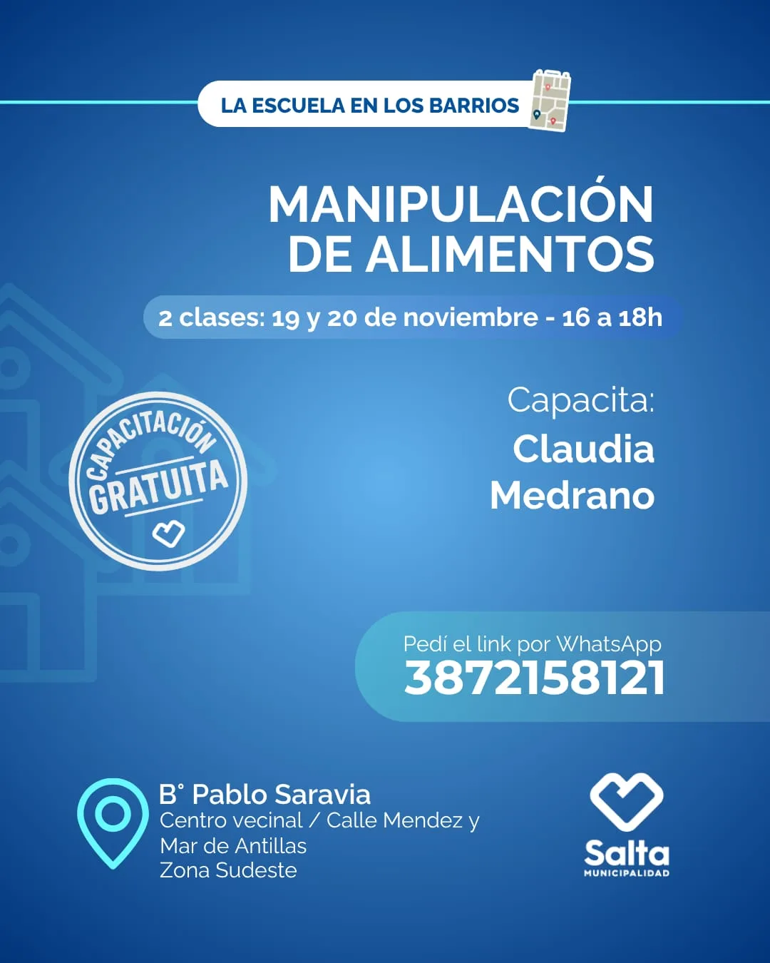 Manipulación de alimentos - 19/11/25