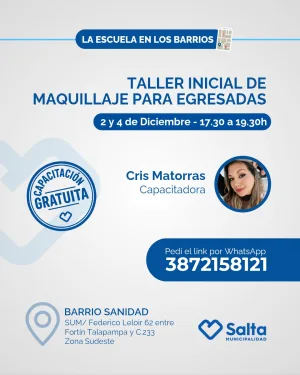 Taller inicial de  maquillaje para egresadas  - 02/12/25