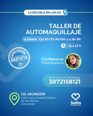 Taller de automaquillaje - 13/11/25