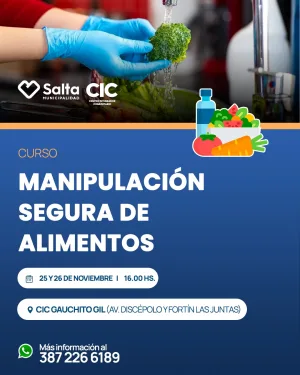 Curso de Manipulación de Alimentos - CIC Gauchito Gil