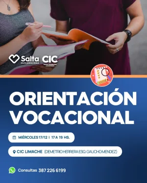 ORIENTACION VOCACIONAL - CIC LIMACHE