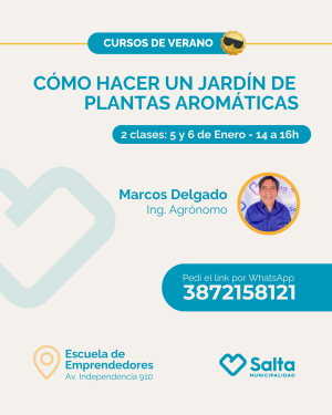 Cómo hacer un jardín de plantas aromáticas (Comisión 1) - 05/01/26