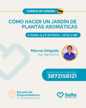 Cómo hacer un jardín de  plantas aromáticas (Comisión 2) - 05/01/26