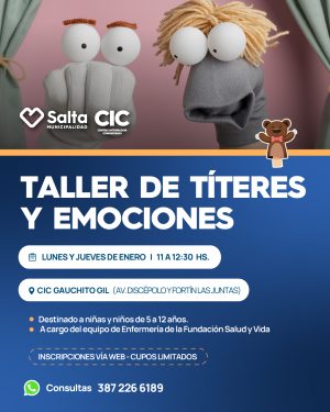 Taller de Títeres y Emociones - CIC Gauchito Gil