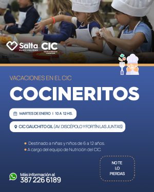 COCINERITOS - Vacaciones en el CIC Gauchito Gil