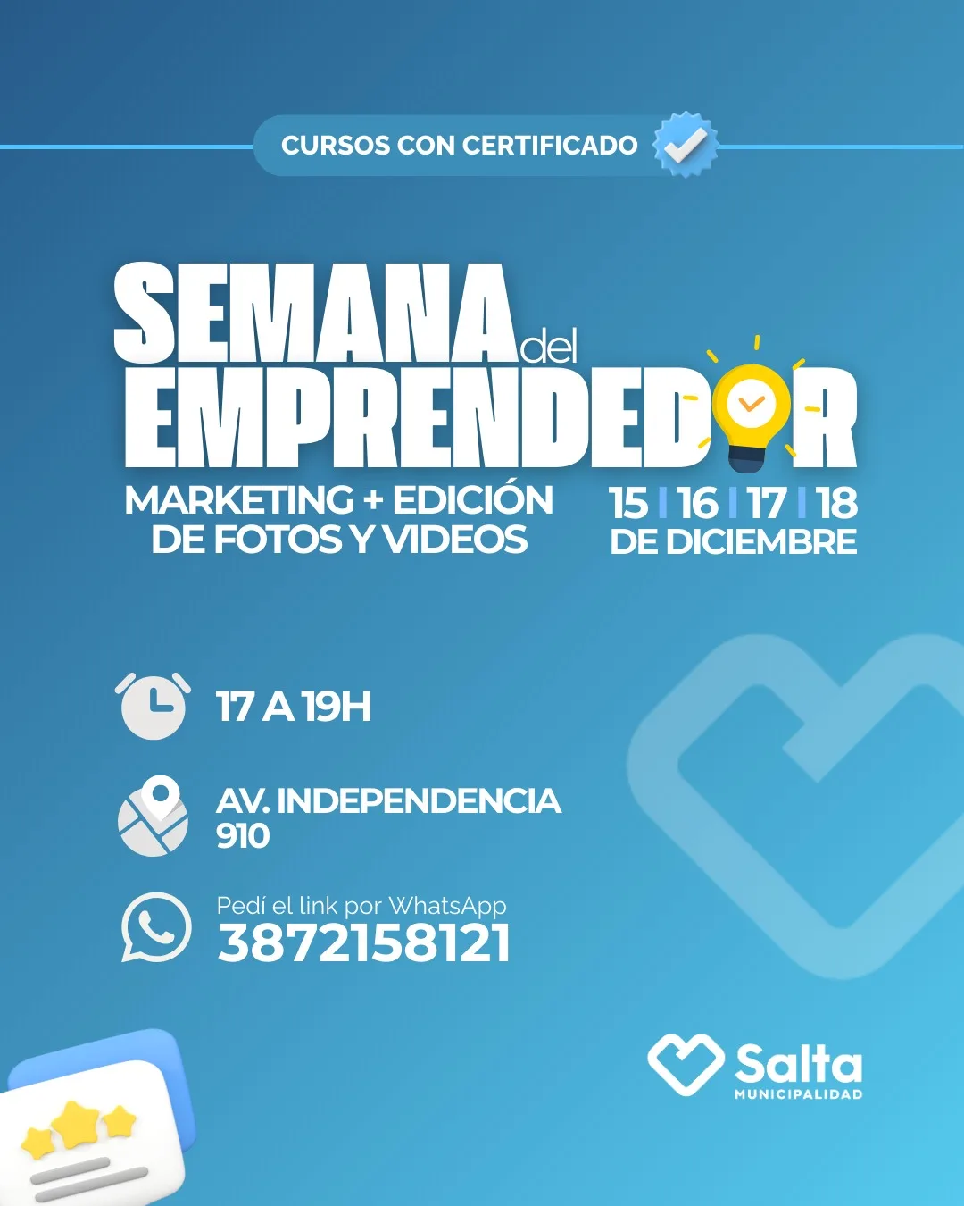 Semana del EMPRENDEDOR - 15,16,17 y 18 de diciembre del 2025