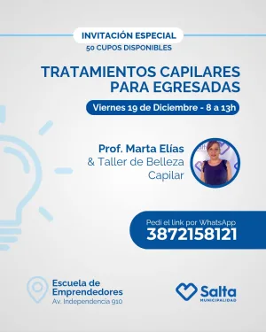 Tratamientos capilares para egresadas - 19/12/25