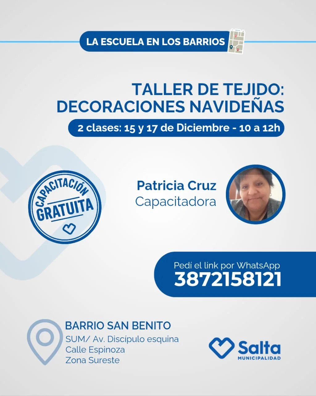 Taller de tejido: decoraciones navideñas - 15/12/25