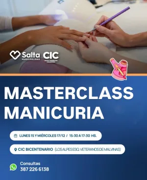 MASTERCLASS DE MANICURÍA En CIC Bicentenario